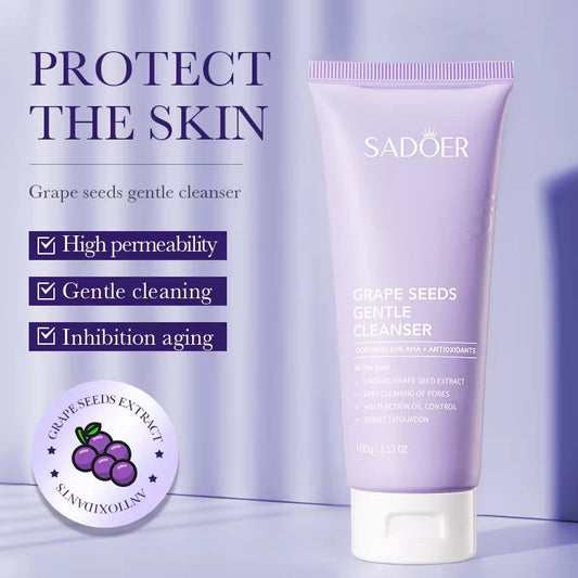 SADOER Grape Seeds Gentle Cleanser ( The Savings Spot Sale )