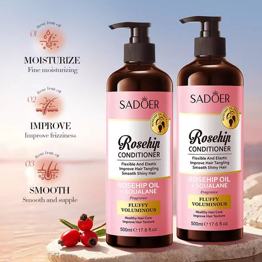 SADOER Rosehip Conditioner β Hydrating, Nourishing & Shine-Boosting Hair Care ( The Savings Spot Sale )