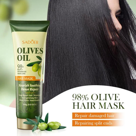 SADOER Olive Oil 98% Olive + Vitamin B5 Hair Mask ( The Savings Spot Sale )