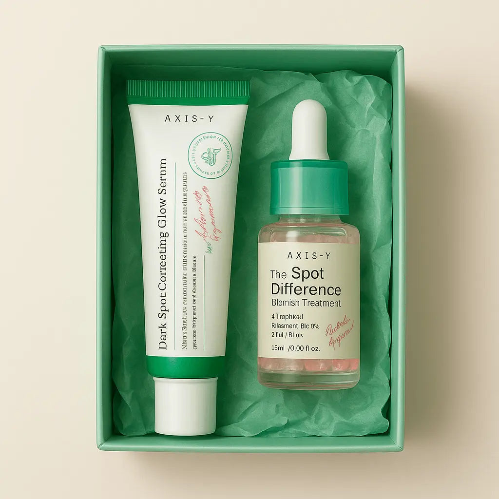 Axis-Y Skincare Bundle | Axis-Y Dark Spot Correcting Serum & Spot The Difference Serum - The Body Essential