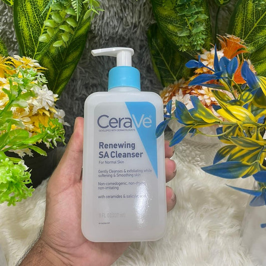 CeraVe Renewing SA Cleanser: Smooth Skin, Hydrating Exfoliation