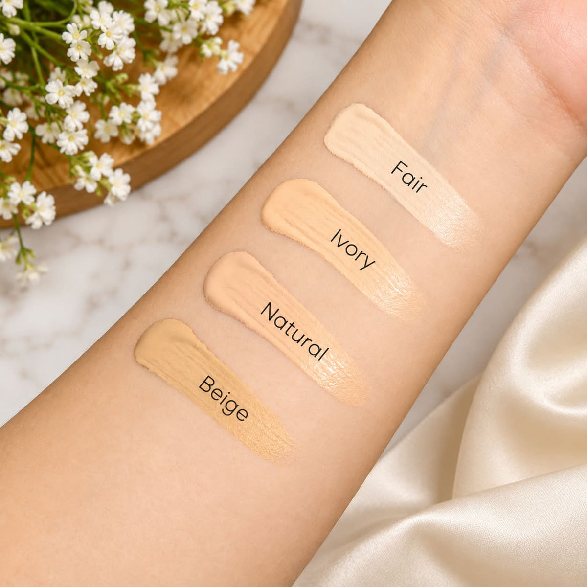 MAKEUPTABLE Full Matte Coverage HD Foundation – 30 ml