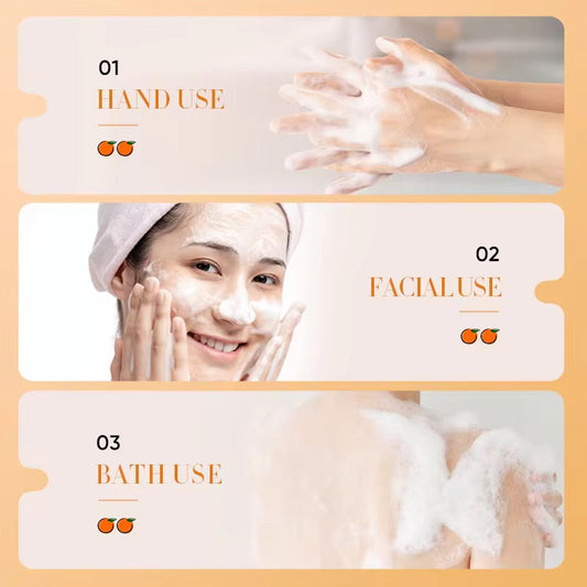 SADOER Vitamin C Whitening Soap – Brightening & Deep Cleansing Formula ( The Savings Spot Sale )