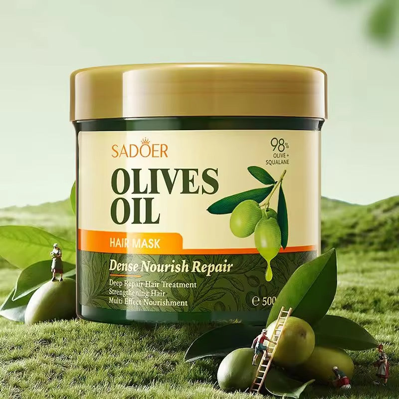 SADOER Olive Oil Dense Nourish Repair Hair Mask – Deep Conditioning & Intense Repair Care ( The Savings Spot Sale )
