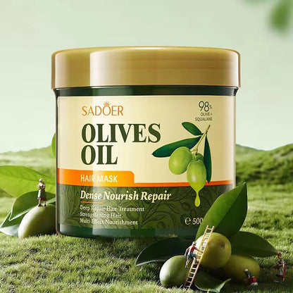 SADOER Olive Oil Dense Nourish Repair Hair Mask – Deep Conditioning & Intense Repair Care ( The Savings Spot Sale )