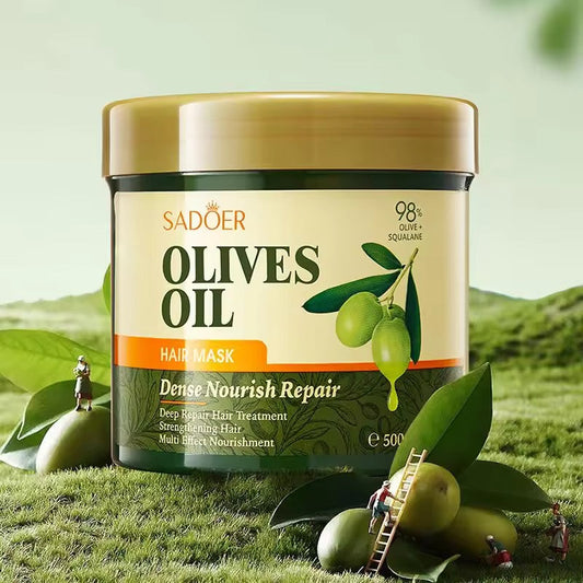 SADOER Olive Oil Dense Nourish Repair Hair Mask – Deep Conditioning & Intense Repair Care ( The Savings Spot Sale )
