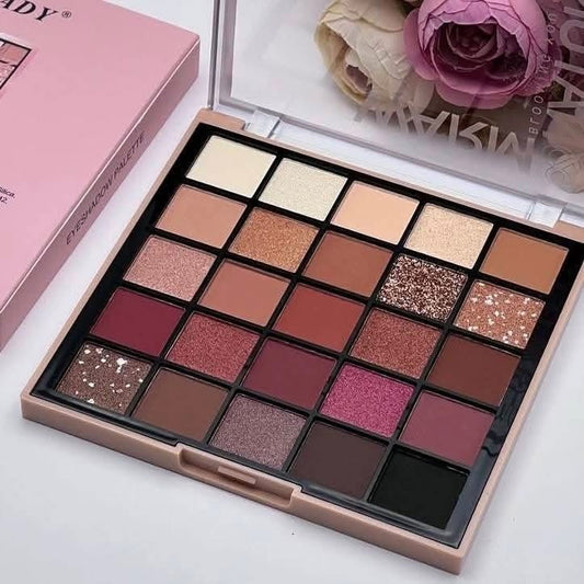 ANYLADY Warm & Natural 25 Colors Eyeshadow Palette