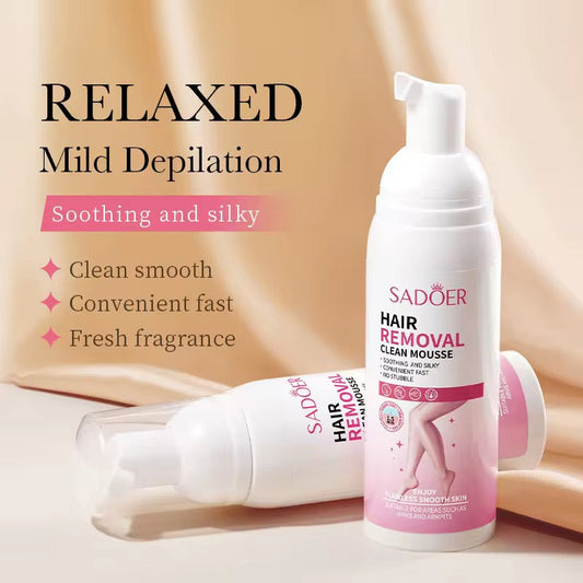 SADOER Hair Removal Clean Mousse — Gentle, Effective, Smooth Skin Solution ( The Savings Spot Sale )