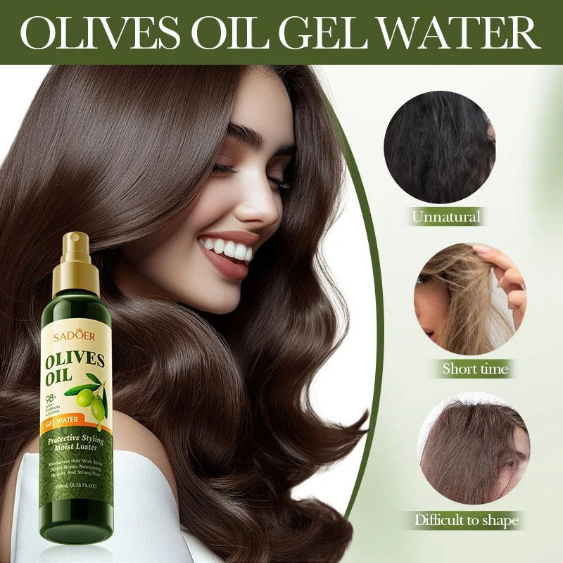 SADOER 98% Olives Oil Gel Water – Ultimate Styling & Moisture Hair Care ( The Savings Spot Sale )