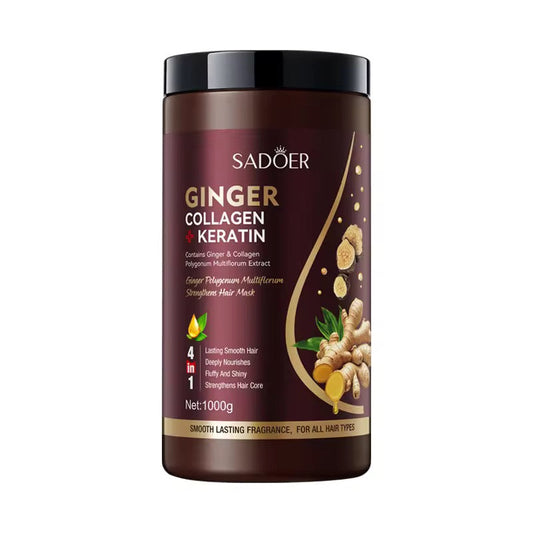 SADOER Ginger Collagen Keratin Hair Mask – Restore, Strengthen & Revitalize Your Hair ( The Savings Spot Sale )