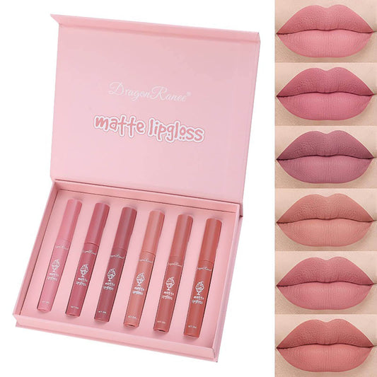 Dragon Ranee 6 Pcs Matte Lipglosses - The Body Essential