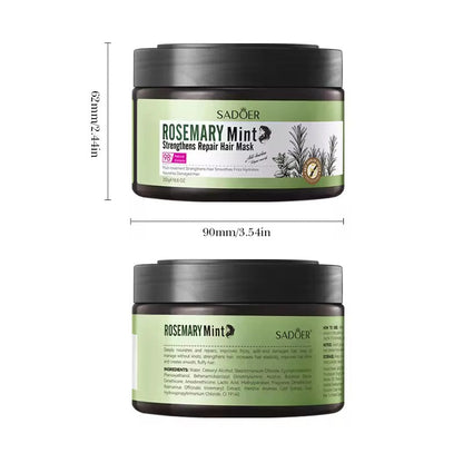 SADOER Rosemary Mint Strengthens Repair Hair Mask – Deep Nourishing & Revitalizing Care ( The Savings Spot Sale )