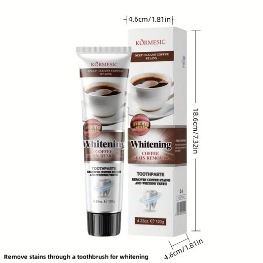 KORMESIC Deep Cleanse Coffee Stains Whitening Toothpaste