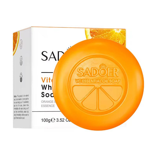 SADOER Vitamin C Whitening Soap – Brightening & Deep Cleansing Formula ( The Savings Spot Sale )