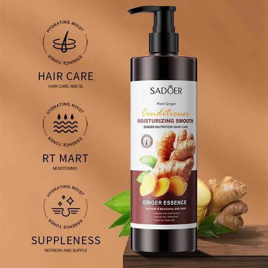 SADOER Ginger Essence Moisturizing Smooth Conditioner – Hydrate, Repair & Revitalize Your Hair ( The Savings Spot Sale )