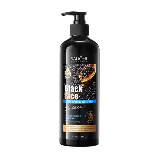 SADOER Black Rice Anti Hair Loss & Anti Dandruff Shampoo – Strengthening & Scalp Care Formula ( The Savings Spot Sale )