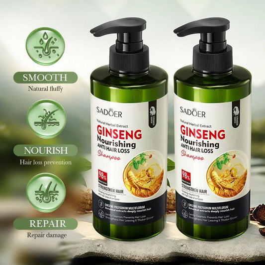 SADOER Ginseng Nourishing Anti-Hair Loss Shampoo – Strengthen Roots & Boost Hair Growth ( The Savings Spot Sale )