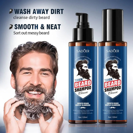 SADOER Thick Beard Shampoo Cleanse – Deep Clean & Strengthen for a Fuller Beard ( The Savings Spot Sale )