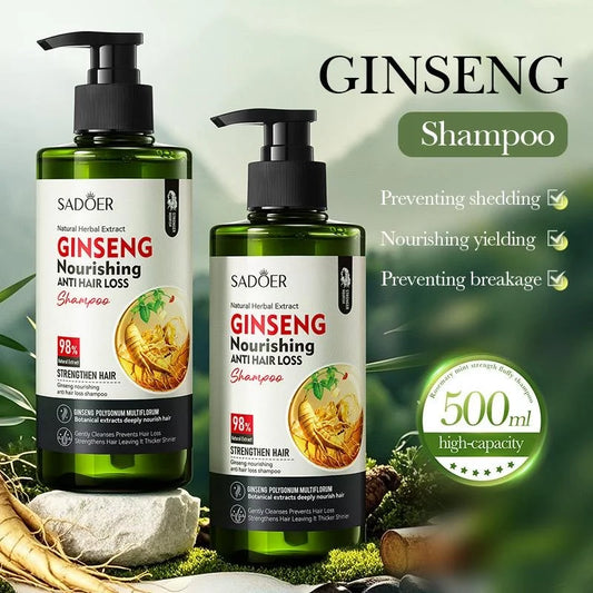 SADOER Ginseng Nourishing Anti-Hair Loss Shampoo – Strengthen Roots & Boost Hair Growth ( The Savings Spot Sale )