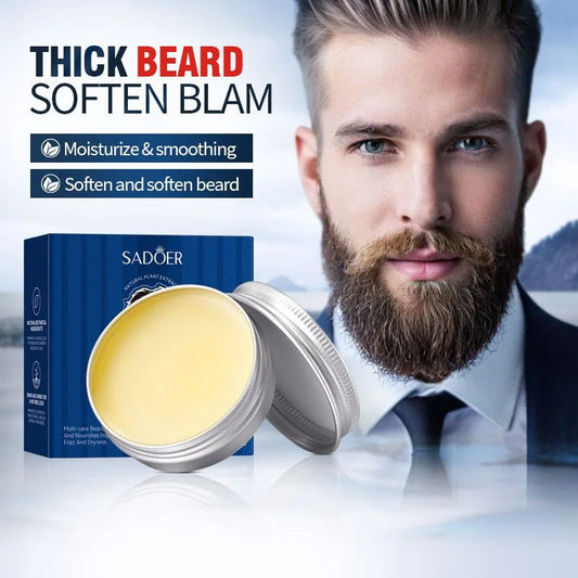 SADOER Thick Beard Soften Balm – Nourish, Style & Strengthen Your Beard ( The Savings Spot Sale )