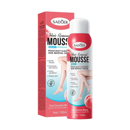 SADOER Hair Removal Mousse Silky — Silky Smooth Skin, Easy & Painless Hair Removal ( The Savings Spot Sale )