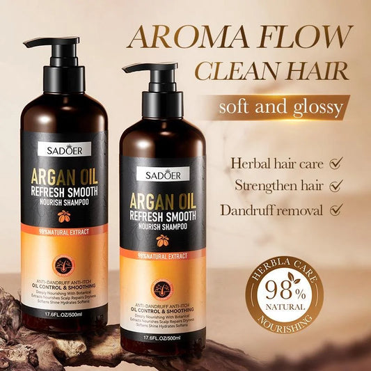 SADOER Argan Oil Refresh Smooth Nourish Shampoo – Revive, Hydrate & Strengthen Your Hair ( The Savings Spot Sale )
