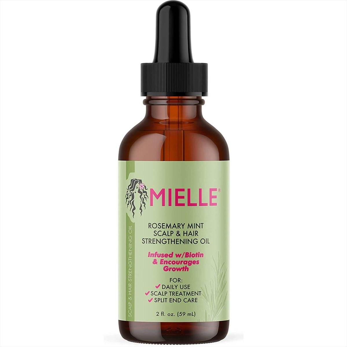 MIELLE Rosemary Mint Scalp & Hair Strengthening Oil - The Body Essential