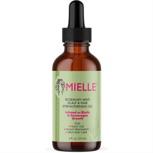 MIELLE Rosemary Mint Scalp & Hair Strengthening Oil - The Body Essential