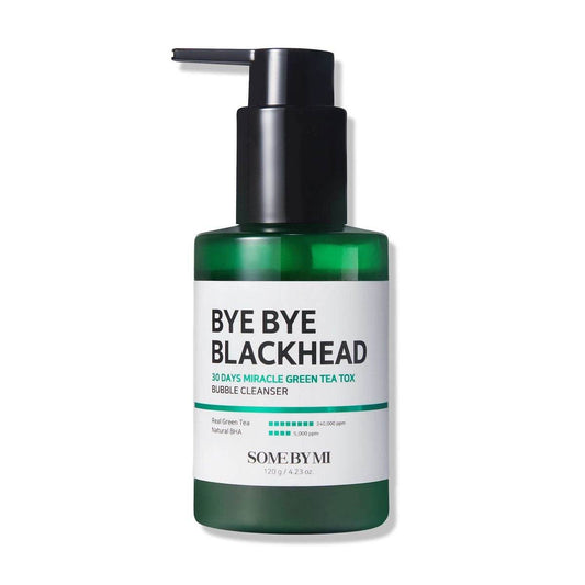 SOME BY MI Bye Bye Blackhead 30 Days Miracle Green Tea Tox Bubble Cleanser ( The Savings Spot Sale ) - The Body Essential