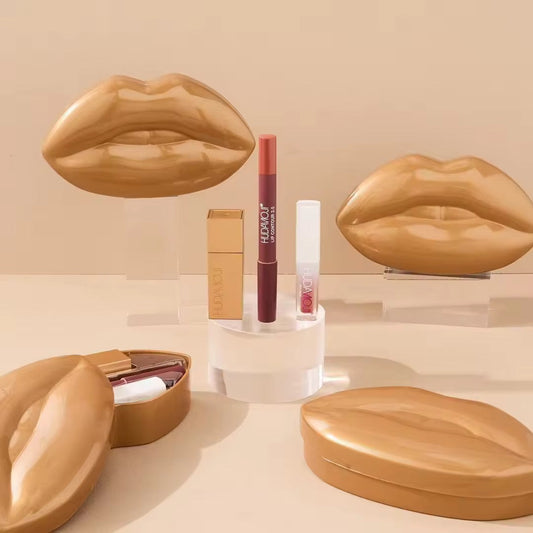Hudamoji 3 in 1 Velvet Matte Lip Care Trio