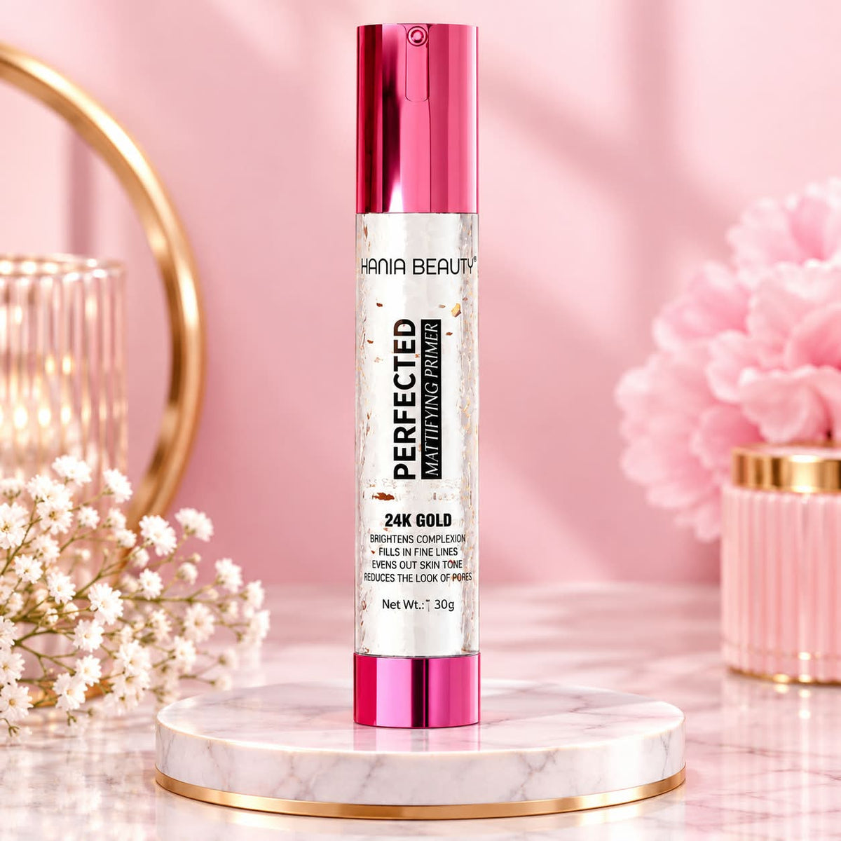 Hania Beauty Perfected 24K Gold Mattifying Primer - 30 g